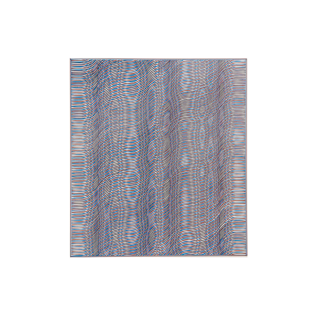 Aus der Werkgruppe „Bewegt“, 2023, Filzstift auf Papier, je 70 x 70 cm.